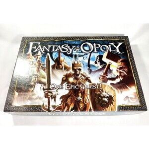 Fantasy Opoly Fantasy Board Game One Epic Quest Late for the Sky Complete